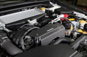 Subaru WRX Pulley Cover - Perrin Performance - TALL - For Use w/o PERRIN AOS - Black - `22-`25 Subaru WRX Pulley Cover - Perrin Performance - TALL - For Use w/o PERRIN AOS - Black - `22-`25